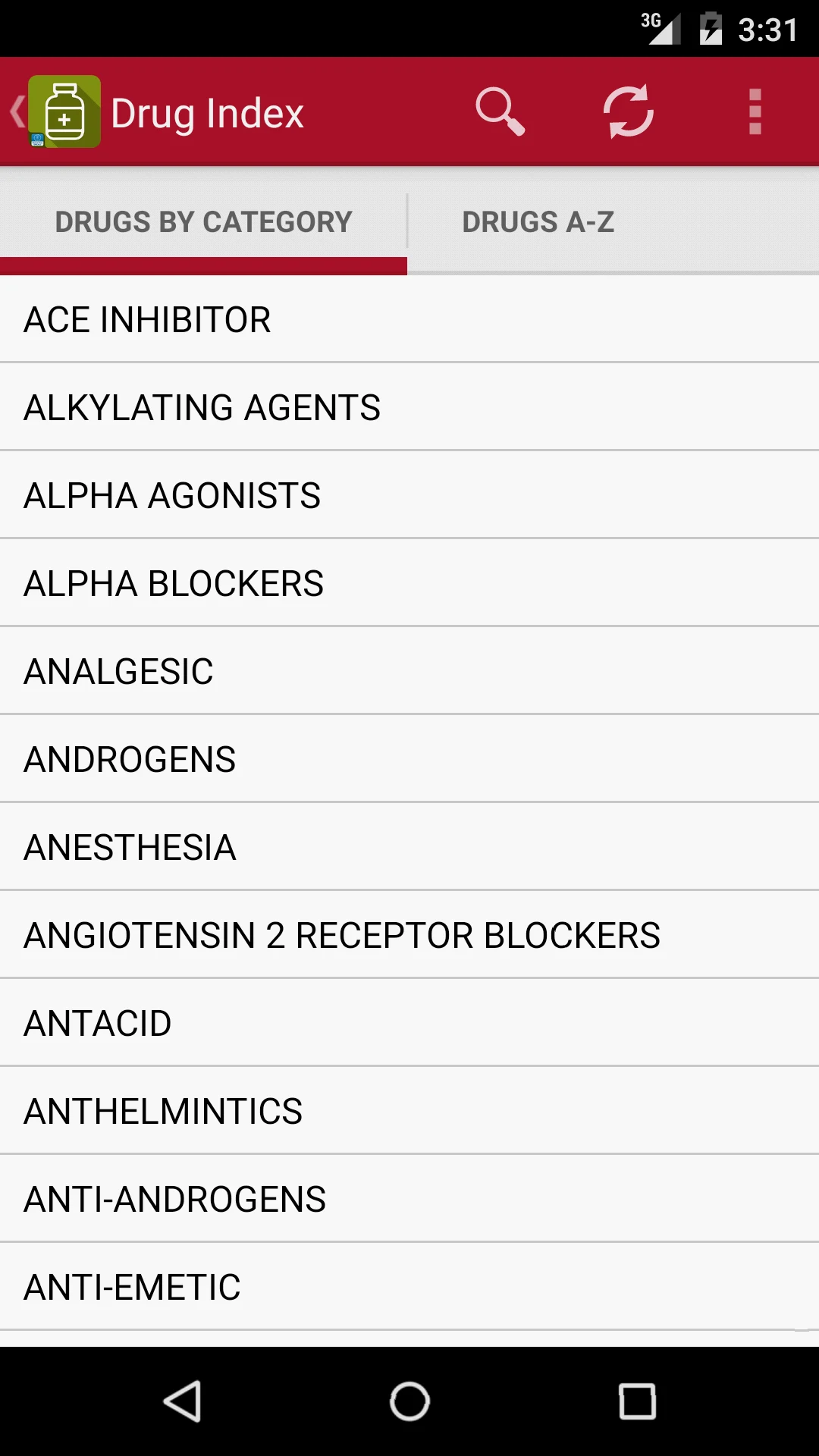 Drug Center - Pediatric Oncall screenshot