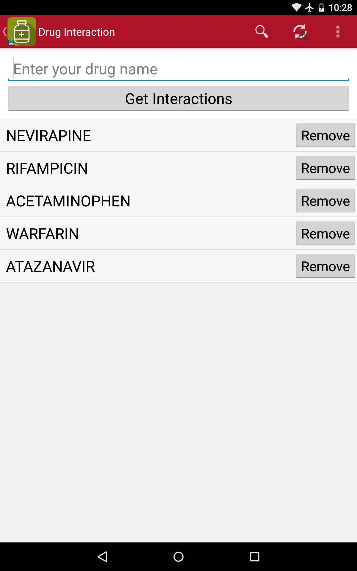 Drug Center - Pediatric Oncall screenshot