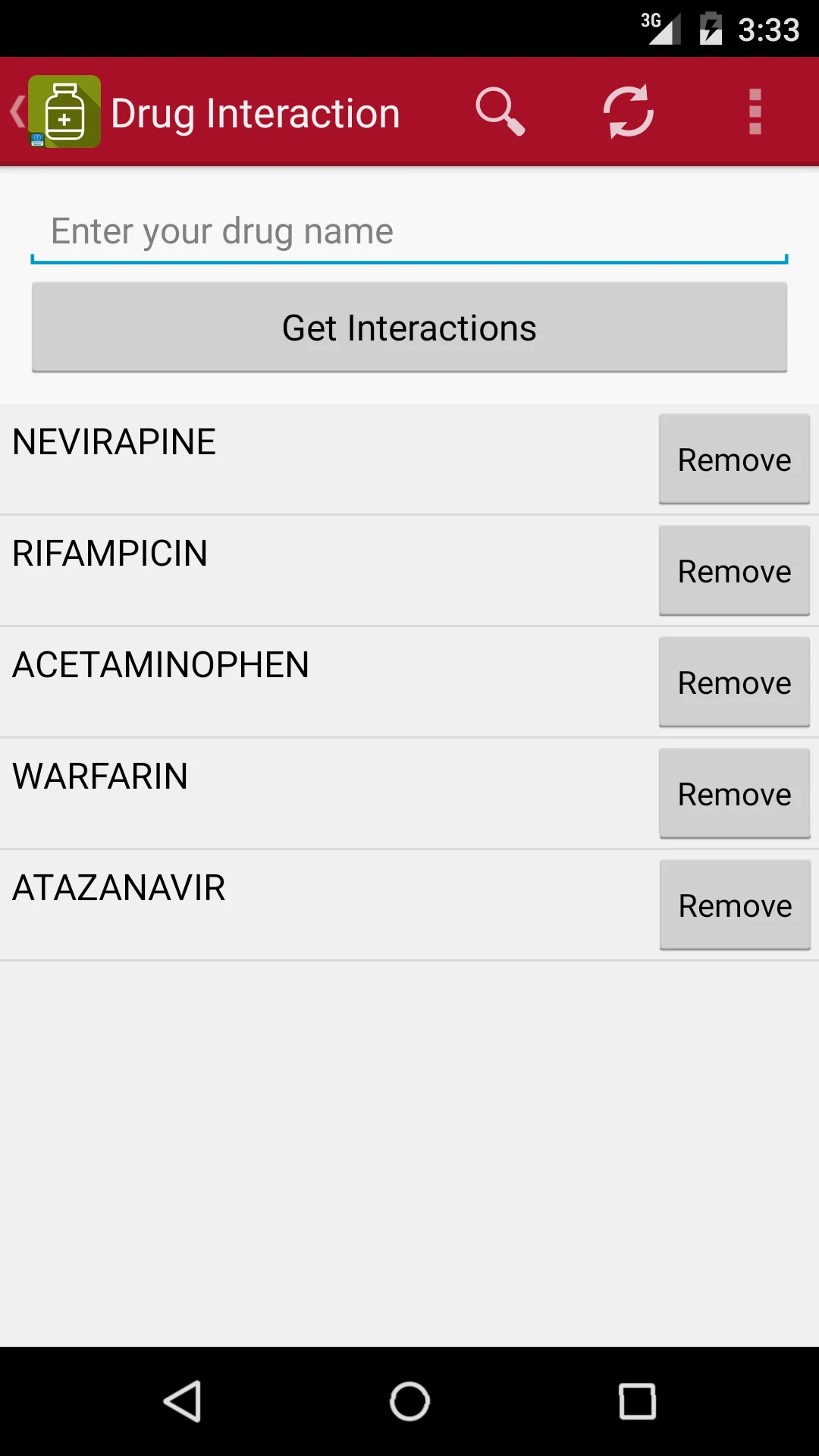 Drug Center - Pediatric Oncall screenshot