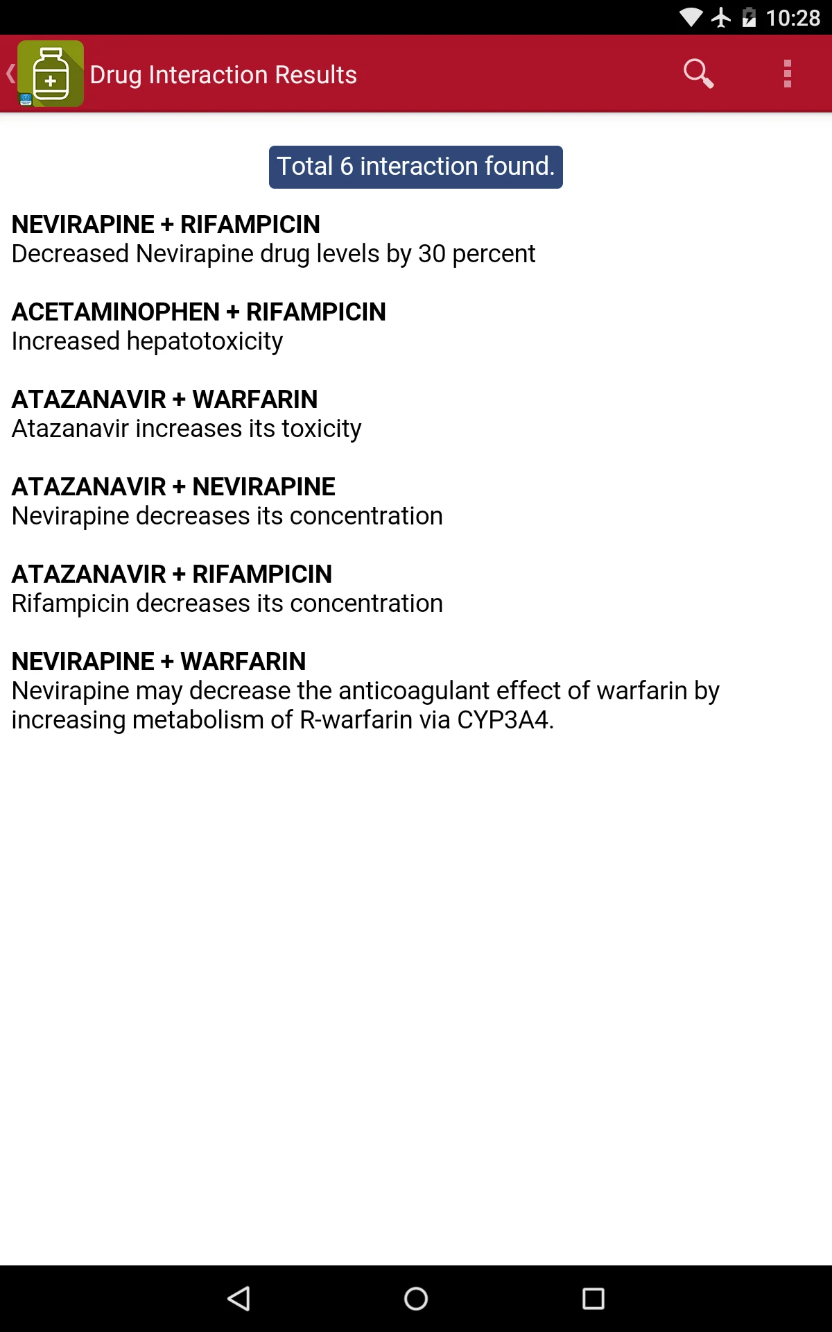 Drug Center - Pediatric Oncall screenshot