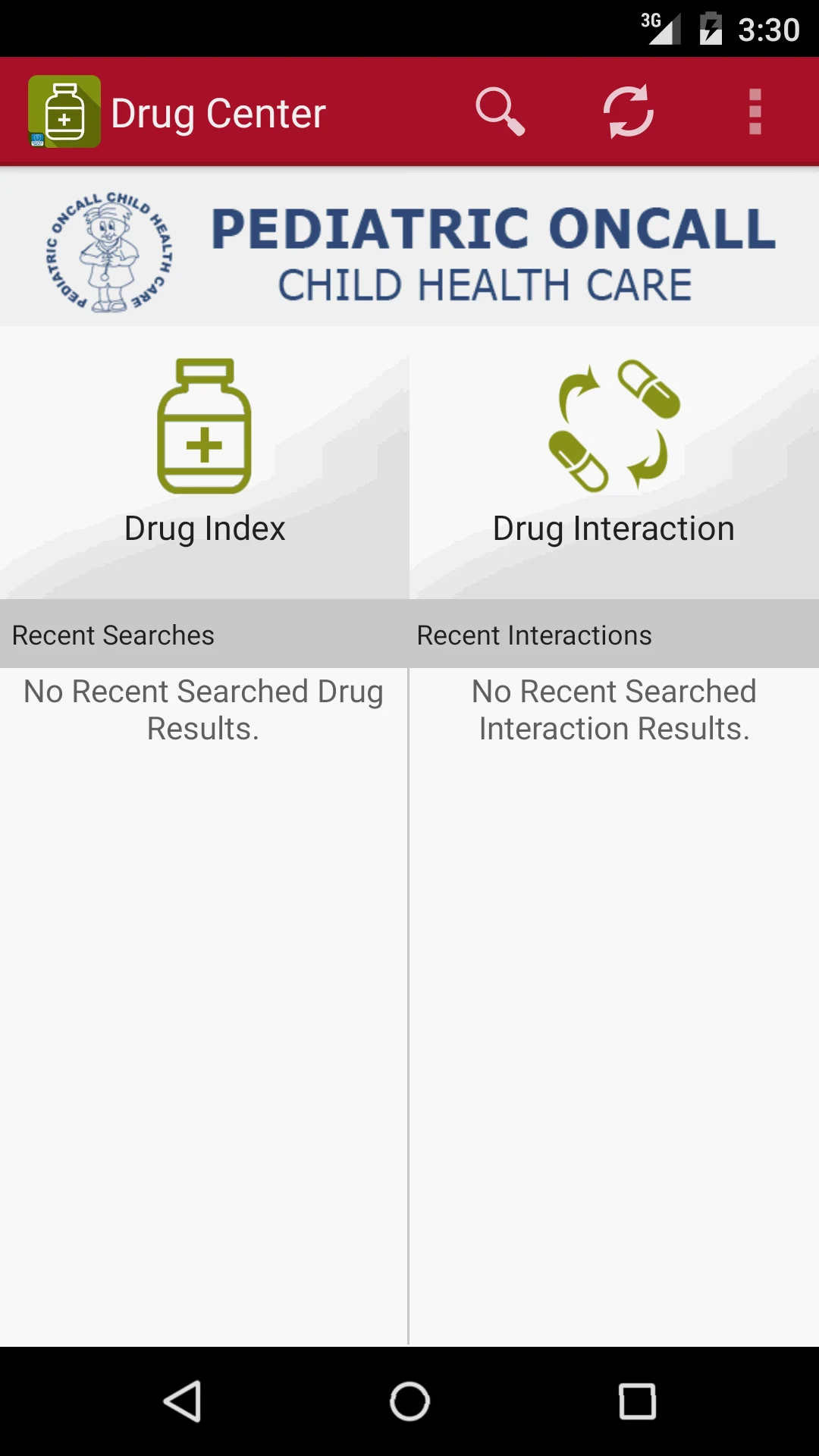 Drug Center - Pediatric Oncall screenshot